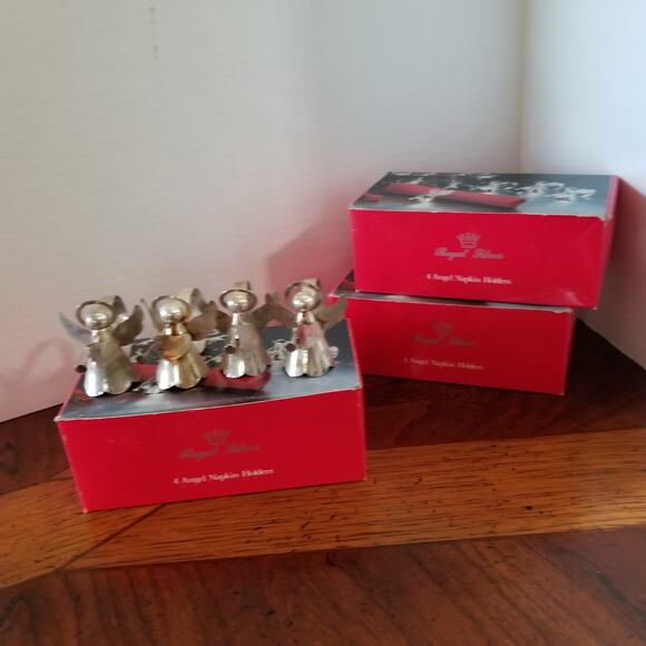 Twelve Regal silver plated style 8516.1 angel napkin holders - Picture 16 of 16